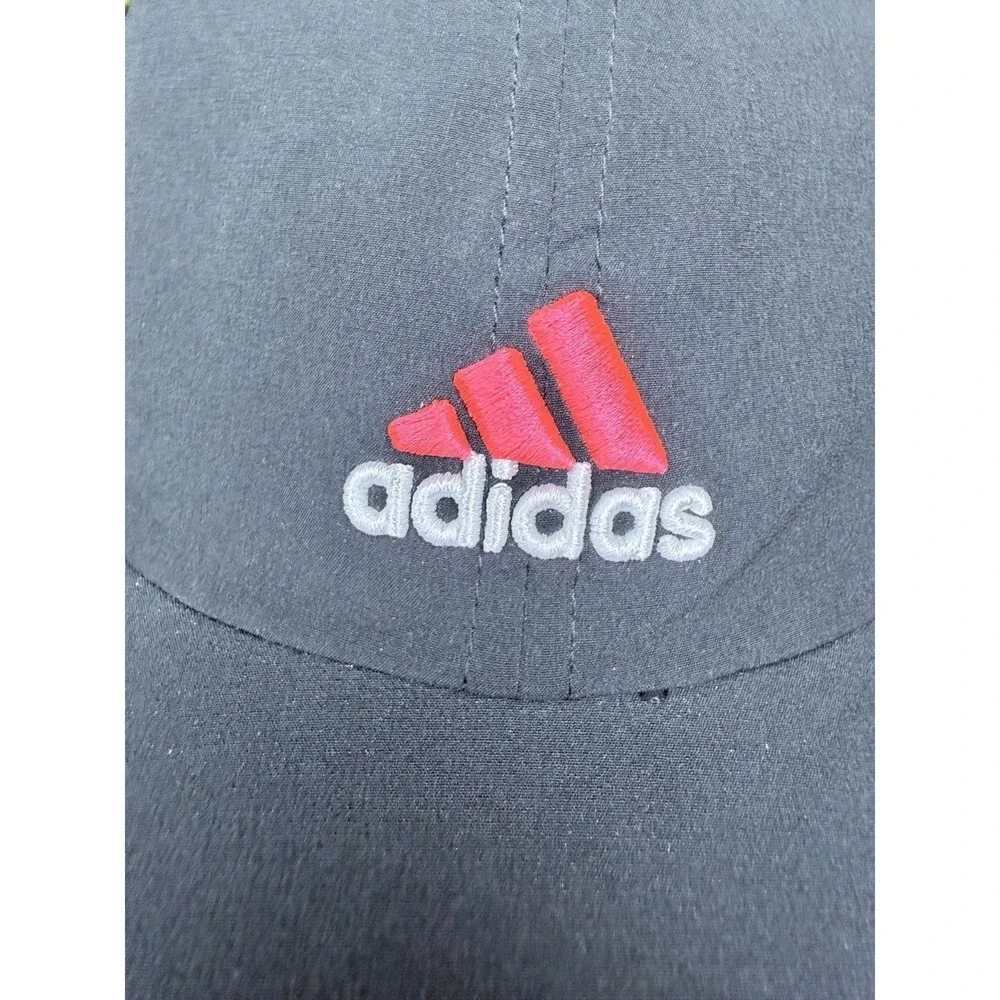 adidas Climacool Hat Cap Strapback Black Adjustable One Size Run Pickle Ball